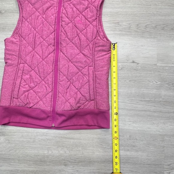 High Sierra Women's Quilted Vest Pink Full Zip Stand Collar Size S/P - Picture 14 of 16